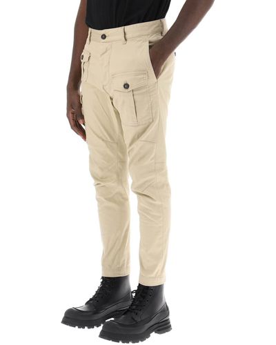 DSquared² Sexy Cargo Pants - Natural