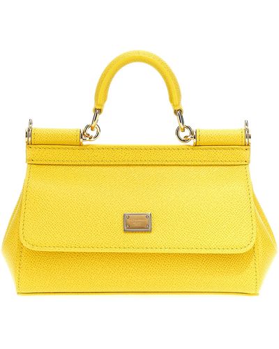 Dolce & Gabbana Sicily Hand Bags - Yellow