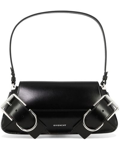 Givenchy "voyou Shoulder Flap" Shoulder Bag - Black