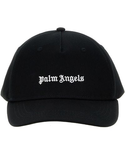 Palm Angels Classic Logo Hats - Black