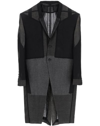 Rick Owens Tatlin Organza Coat - Black