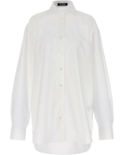 Raf Simons Mesh Insert Shirt Camicie Bianco
