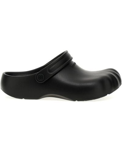 Balenciaga Sunday Molded Flat Shoes Nero