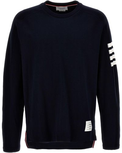 Thom Browne 4 Bar T Shirt Blu