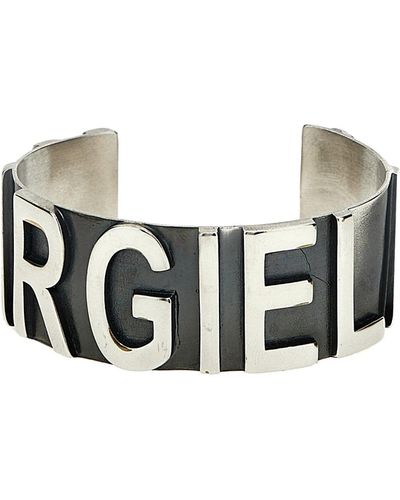 MM6 by Maison Martin Margiela Logo Bangle Jewelry - White