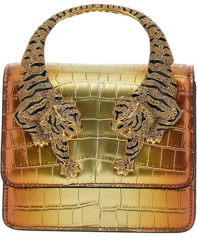 Roberto Cavalli 'Roar' Small Handbag - Metallic