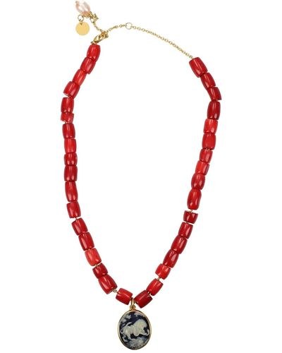 Dior Necklaces Coral Coral - Red