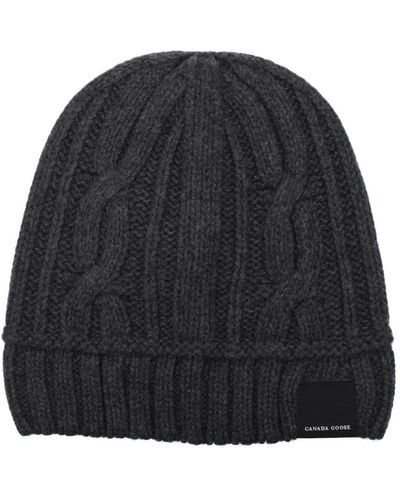 Canada Goose Hats Wool Iron - Black