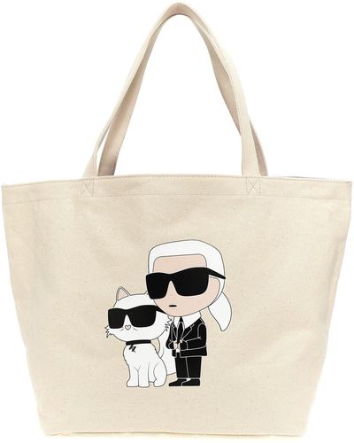 Karl Lagerfeld K/ikonik Tote Bag - Natural