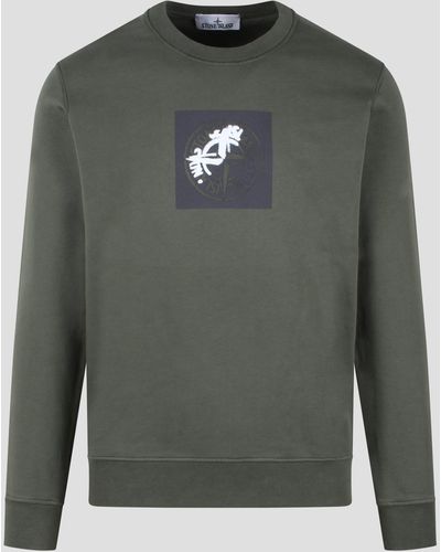 Stone Island Industrial one print sweatshirt - Grigio