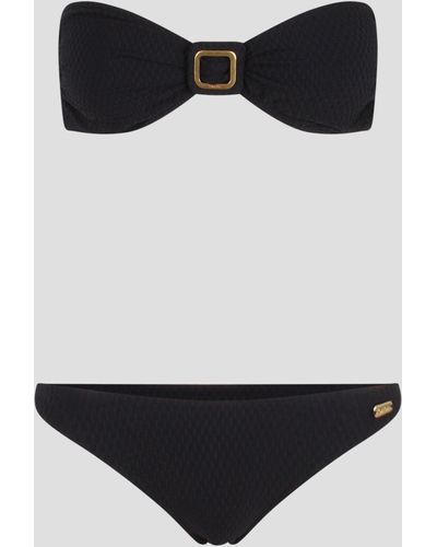 Tom Ford Tricot Jersey Strapless Bikini - Black