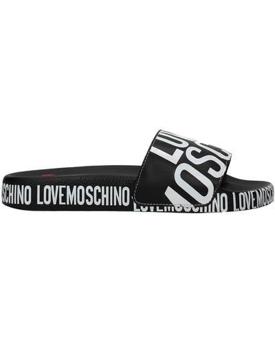 Love Moschino Flat sandals for Women | Online Sale up to 72% off