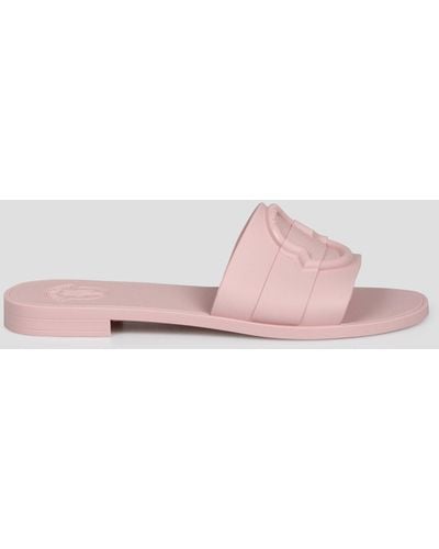 Moncler Mon Slide Sandal - Pink