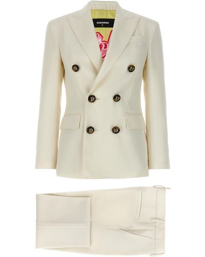 DSquared² Boston Blazer And Suits Bianco - Neutro