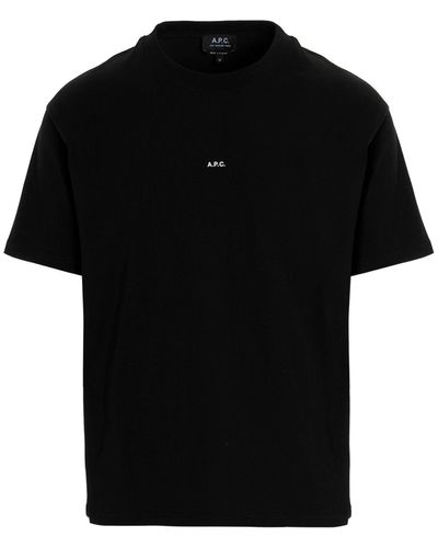 A.P.C. Logo T-shirt - Black