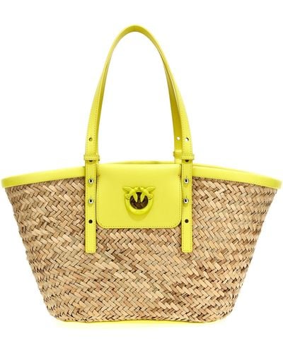 Pinko Love Summer Crossbody Bags - Yellow