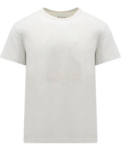 Maison Margiela T-shirt uomo cotone - Bianco