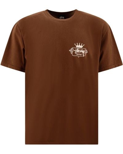 Stussy Built To Last T-shirts - Brown