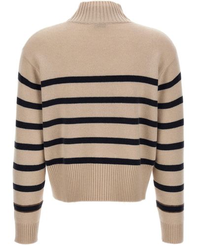 Brunello Cucinelli Striped Sweater Maglioni Multicolor - Grigio