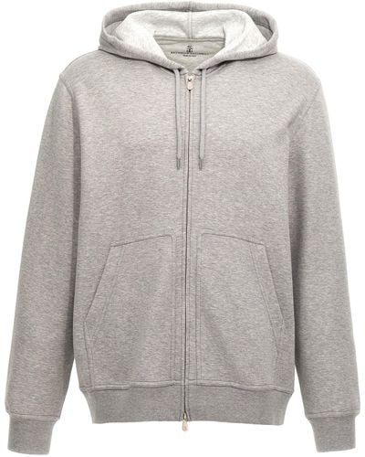 Brunello Cucinelli Hoodie Sweatshirt - Grey