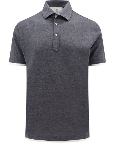Brunello Cucinelli Polo Shirt - Gray