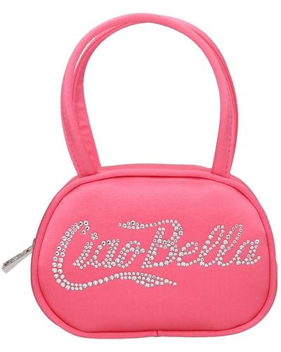 AMINA MUADDI Handbags Bella Satin Bubble - Pink