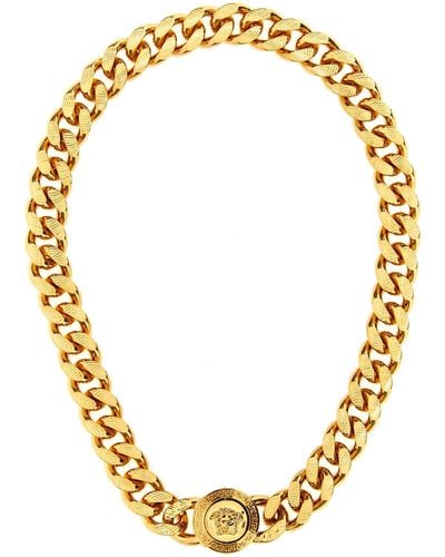 Versace 'Medusa' Necklace - Metallic