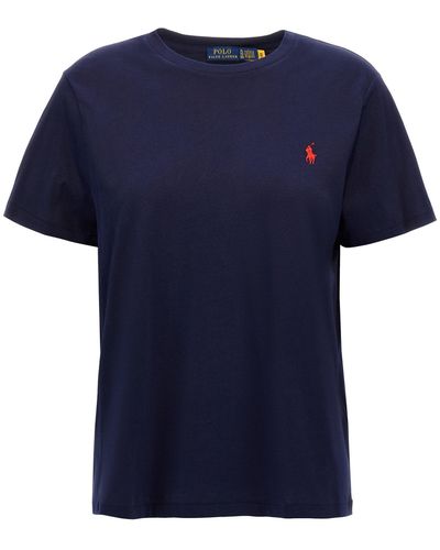 Polo Ralph Lauren Logo Embroidery T-shirt - Blue