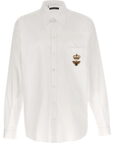 Dolce & Gabbana Martini Shirt, Blouse - White