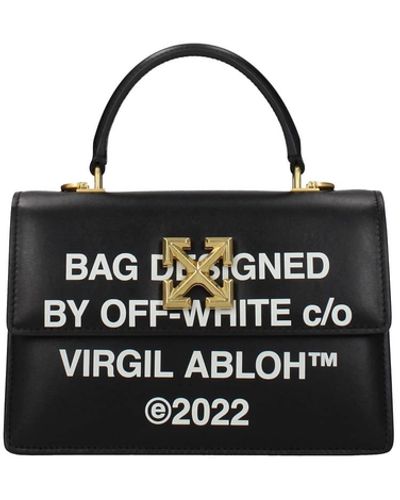 Off-White Top Handle Handbags