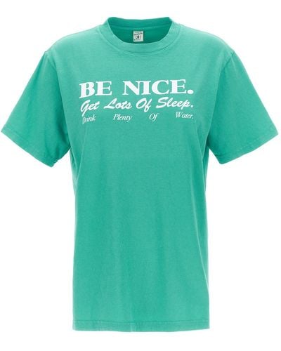 Sporty & Rich Be Nice T-shirt - Green