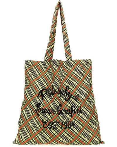 Philosophy Logo Print Bag Clutch - Multicolour