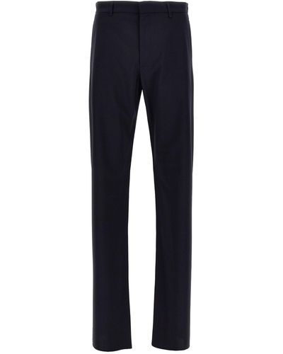 Givenchy Fresh Wool Trousers - Blue