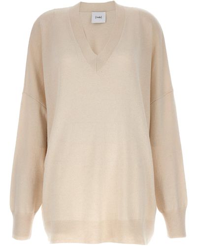 Nude Oversize Sweater Sweater, Cardigans - Natural