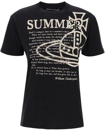 Vivienne Westwood T Shirt Summer Classic - Black