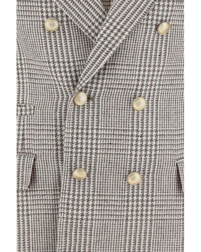 Brunello Cucinelli Suit-Type Jacket - Grey