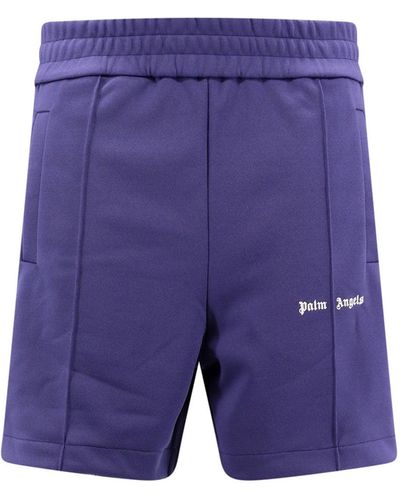 Palm Angels Bermuda Shorts - Blue