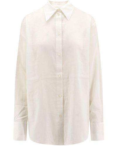 Totême Camicia con manica a kimono - Bianco