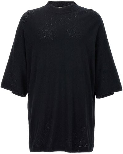 1017 ALYX 9SM 'Distressed Oversized' T-Shirt - Black