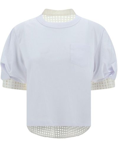 Sacai T-Shirt - Bianco