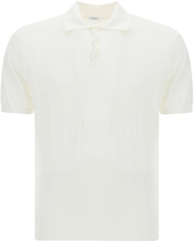 Malo Cotton Polo Shirt - White