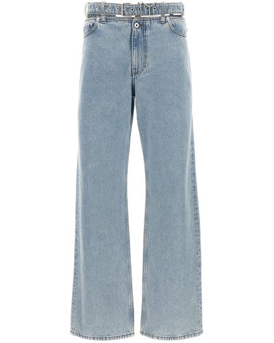 Y. Project Evergreen Y Belt Jeans - Blue