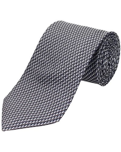 Zegna Ties Silk Blue Grey