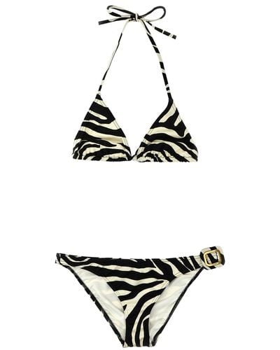 Tom Ford Zebra Bikini Beachwear White/black