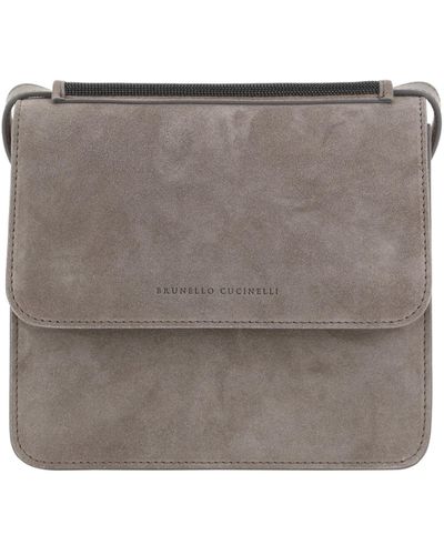 Brunello Cucinelli Shoulder Bag - Gray