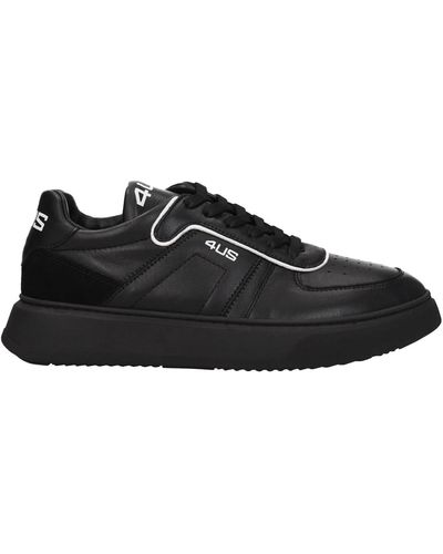 Cesare Paciotti Sneakers 4us Leather - Black