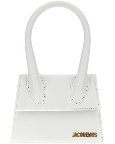 Jacquemus Le Chiquito Moyen Hand Bags - White