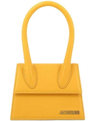 Jacquemus Le Chiquito Moyen Handbags - Yellow
