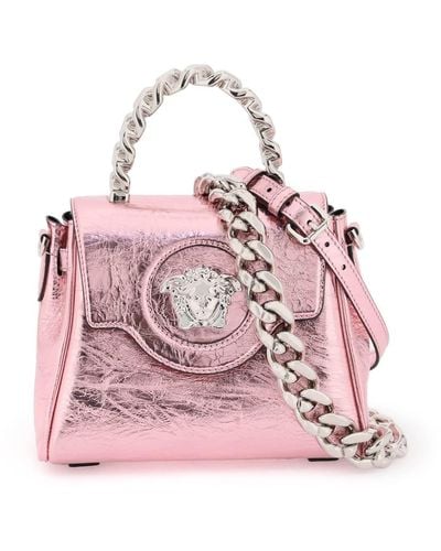 Versace La Medusa Lurex Cloquet Small Handbag