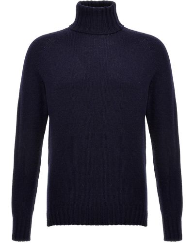 Ma'ry'ya Cashmere Wool Turtleneck Sweater Sweater, Cardigans - Blue